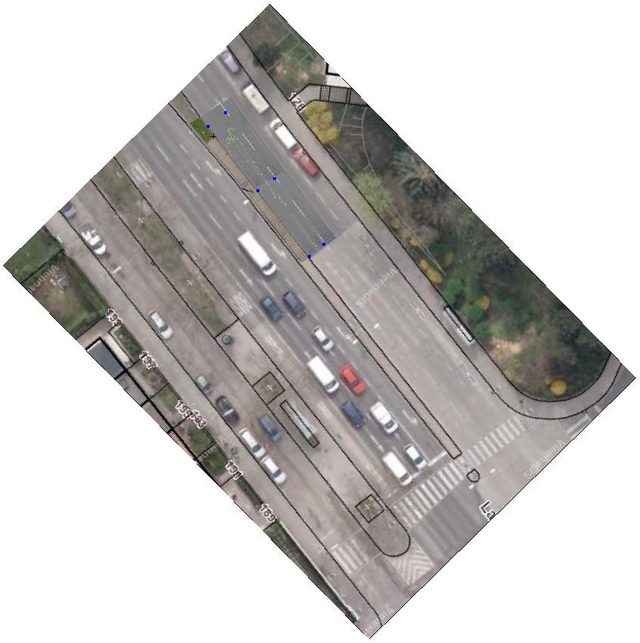 iPolSYS image rectification with generated orthophoto